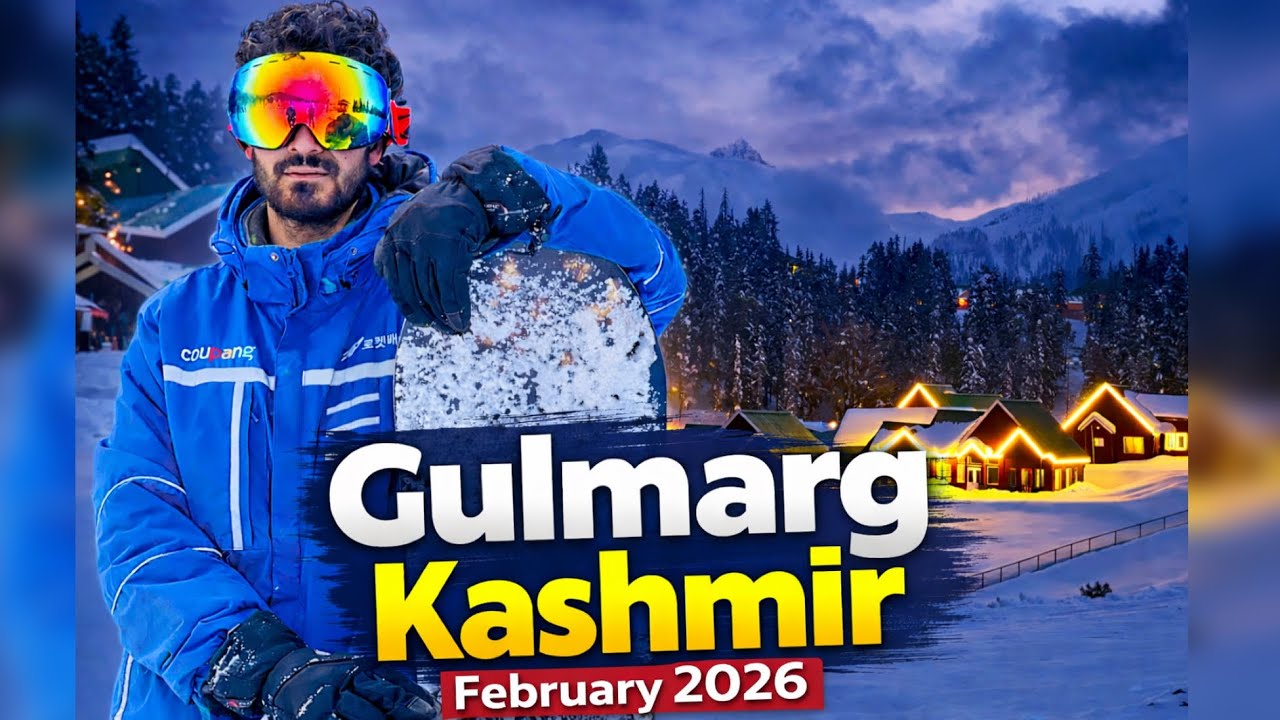 Gulmarg Kashmir in February 2026 || Snowfall in Gulmarg 
