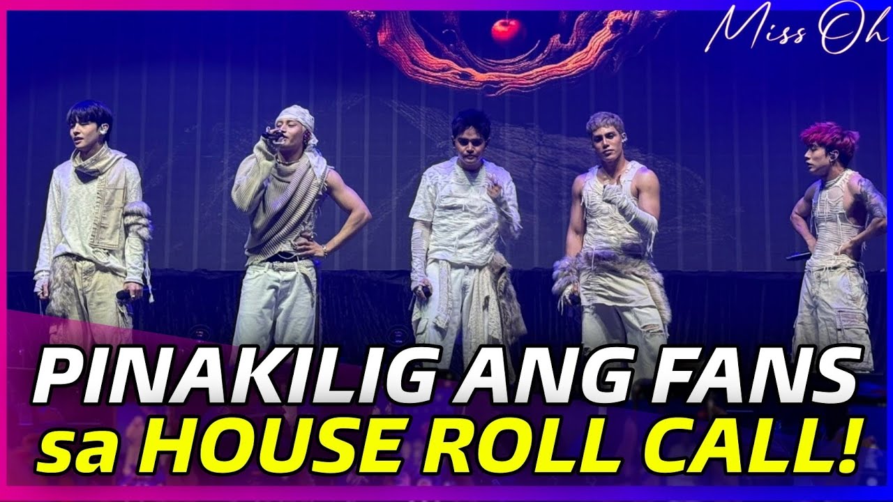 SB19 does their famous HOUSE ROLL CALL in SAW TAIWAN Concert!