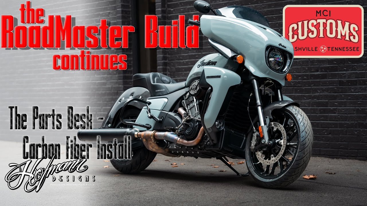 Indian RoadMaster Build -  Carbon Fiber Install