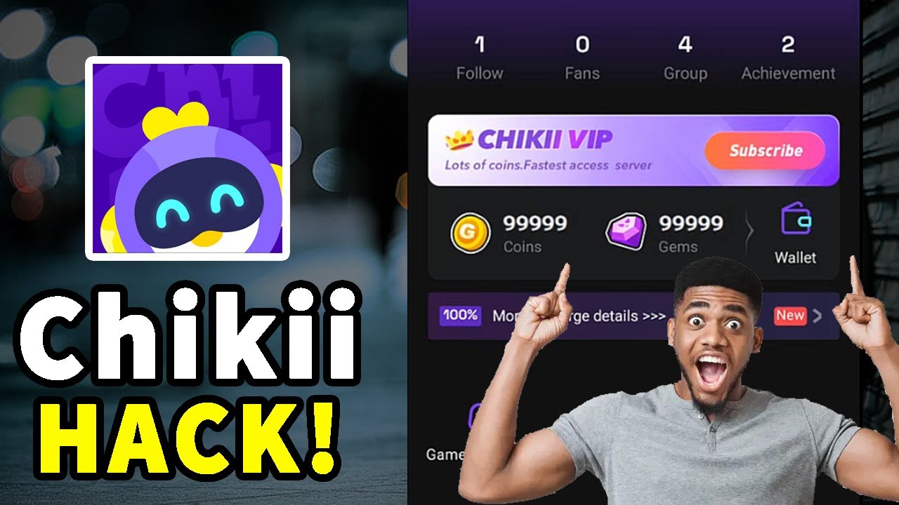 Chikii Free Coins . Chikii Hack . Chikii App Unlimited Coins & Gems ( IOS & ANDROID )
