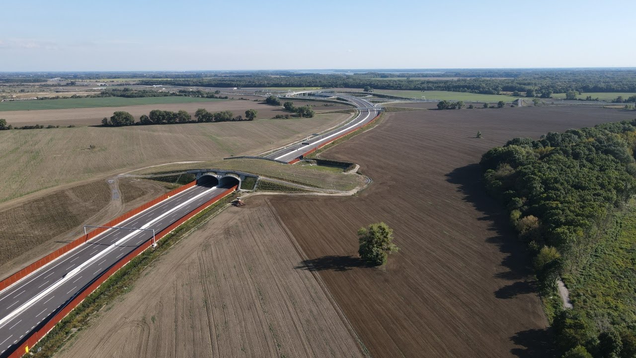 Prejazd po rýchlostnej ceste R7: Prievoz - Bratislava (juh)