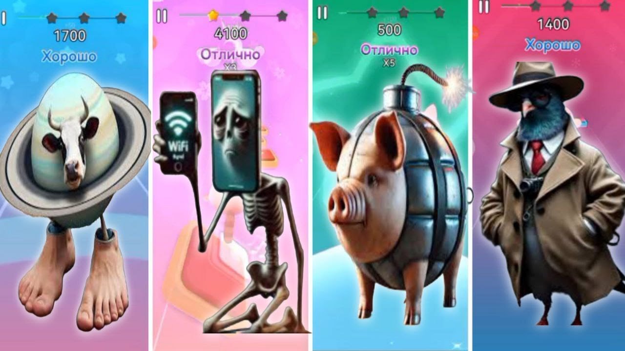 🐄 La Vaca Saturno Saturnita VS 🔥 Pot Hotspot VS 🐷 Svinino Bombombini VS 🕵️ Shpioniro Golubiro
