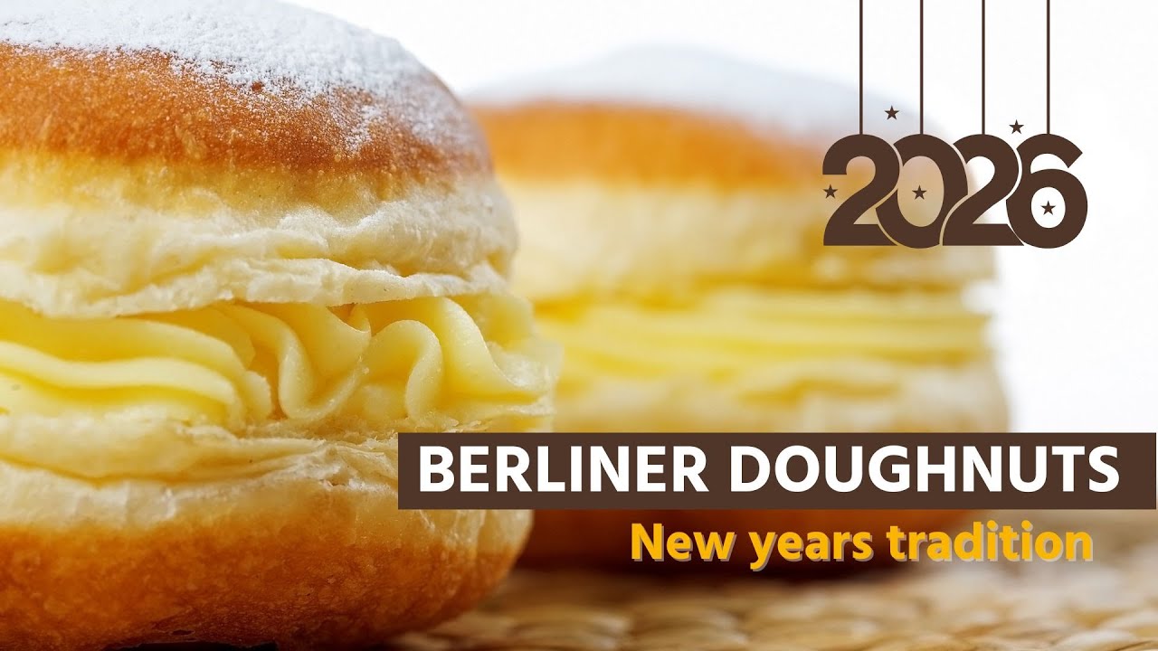 How are German Berliners made? This is a New Year tradition. [Bakery automation 2026]