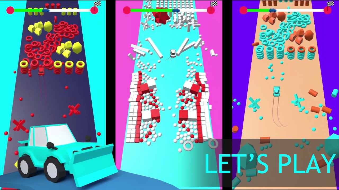 CAR BUMP 3D TRAILER  ADDICTIVE  HYPER CASUAL GAME