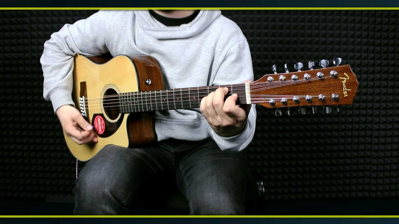 Электроакустическая гитара Fender CD 60SCE-12