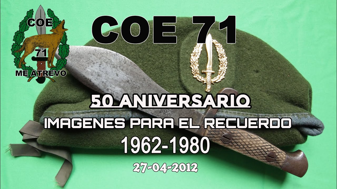 COE 71 L ANIVERSARIO IMAGENES PARA EL RECUERDO 1962-1980