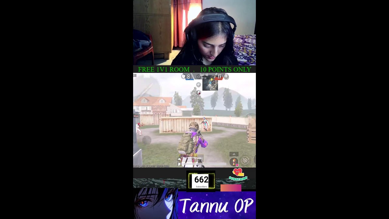 1v1 aajao #shortsfeed #gamming #gammer  #trend  #bgmi  #bgis  #livegamming  #girlgammer