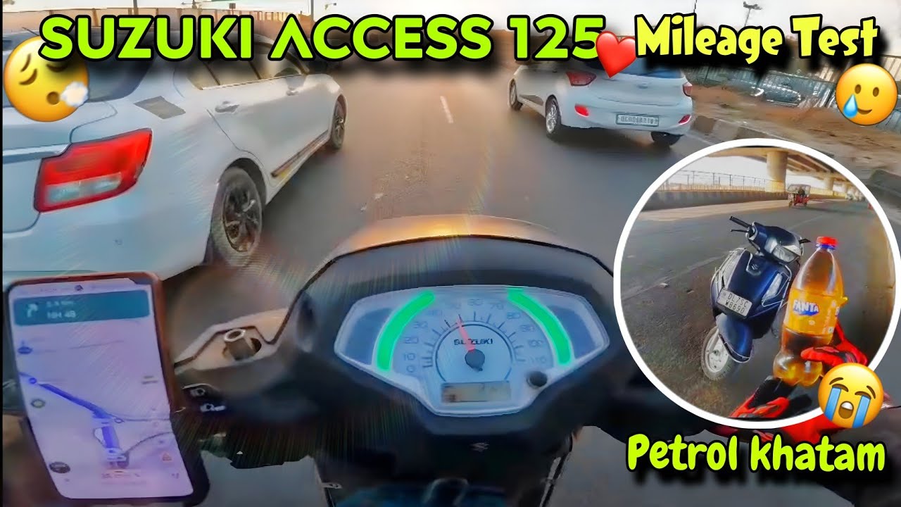 🔥Access 125 🚀Mileage Test| scooty Mileage Test 1 Litre| New Access 125 mileage @AFUVlogs1 