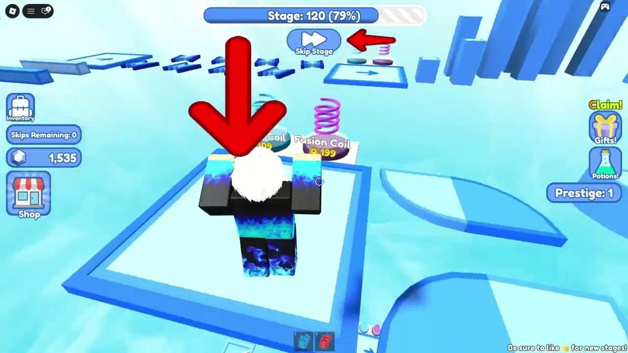 Daily odc 1. Blue obby 150 etaps - ostatni