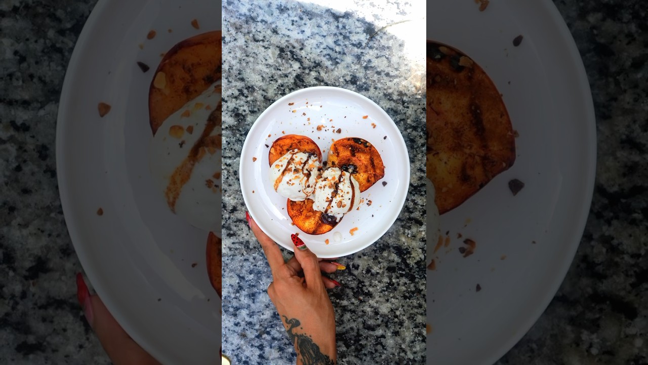 Grilled Peach Dessert