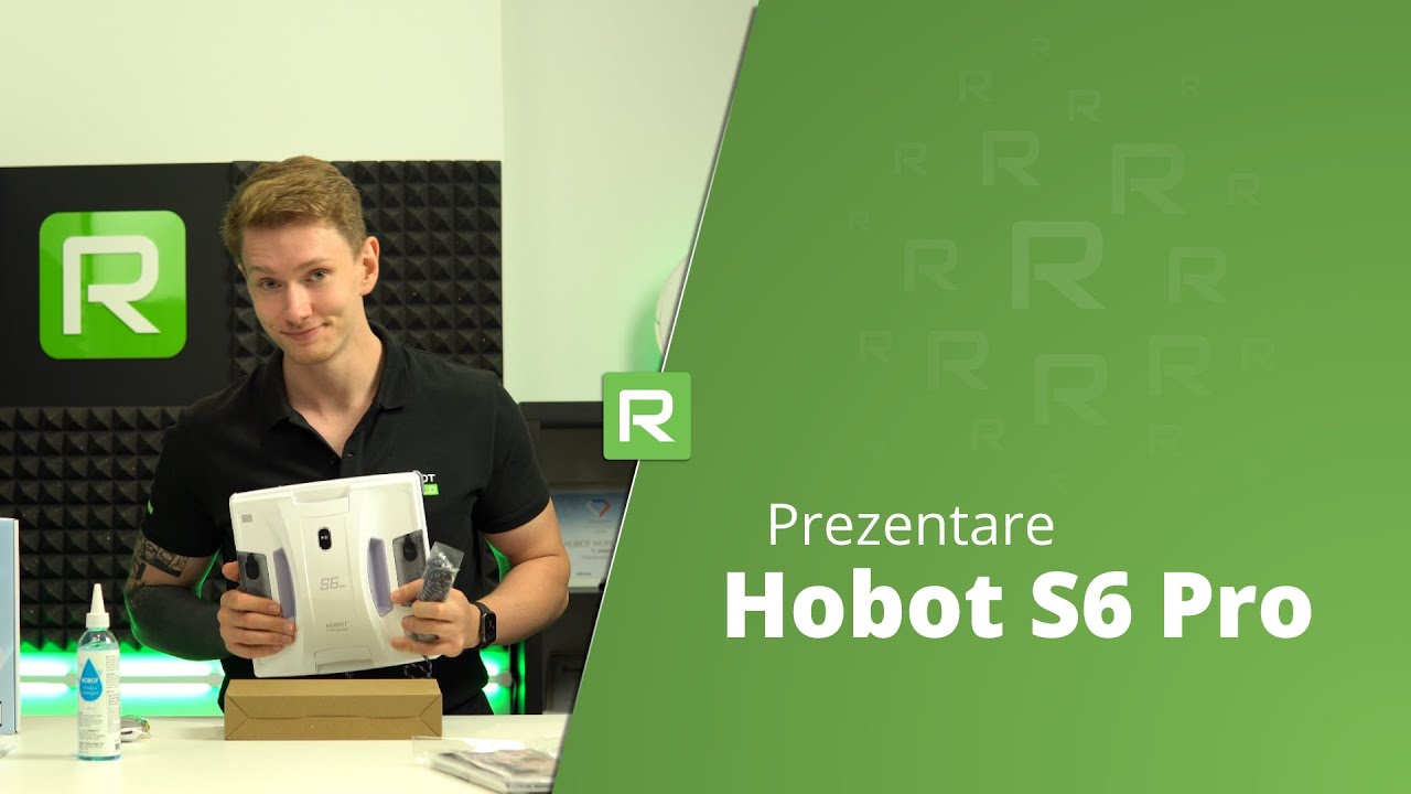 Hobot S6 Pro - Prezentare robotului de curățat geamuri