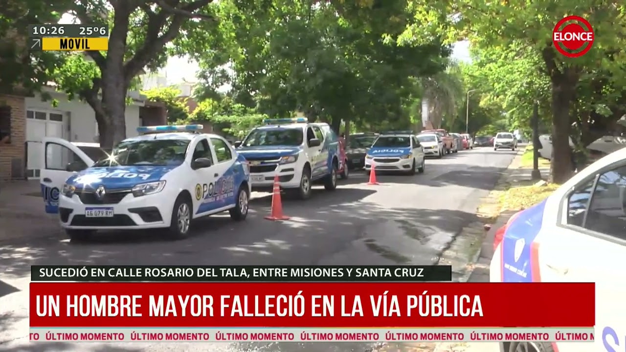 Un hombre falleció mientras transitaba por la vía pública - 17/03/26