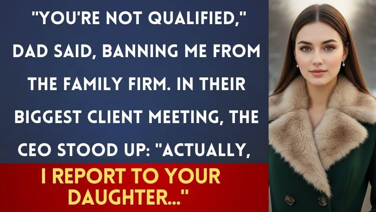 They Banned Me From The Family Business—Until Their Biggest Client Called Me Boss