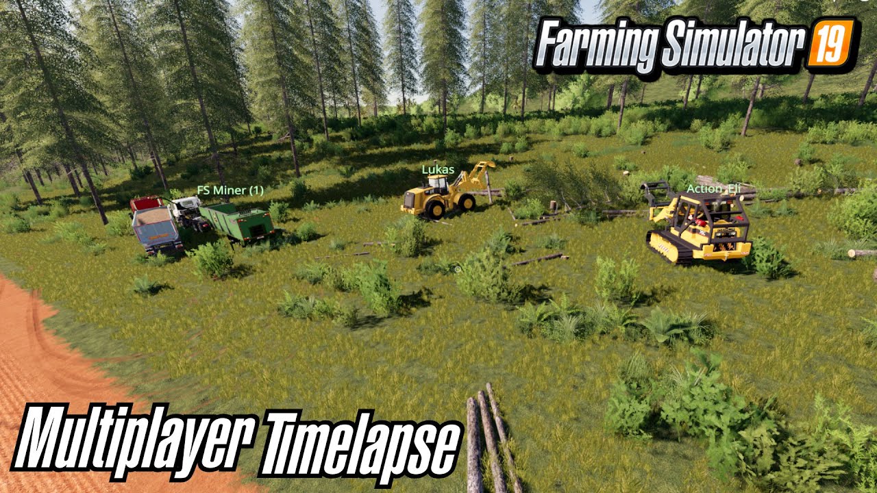 FS19 Dedi Server (MULTIPLAYER ROLEPLAY) Timelapse Day 6 MCE Map Farming Simulator 19