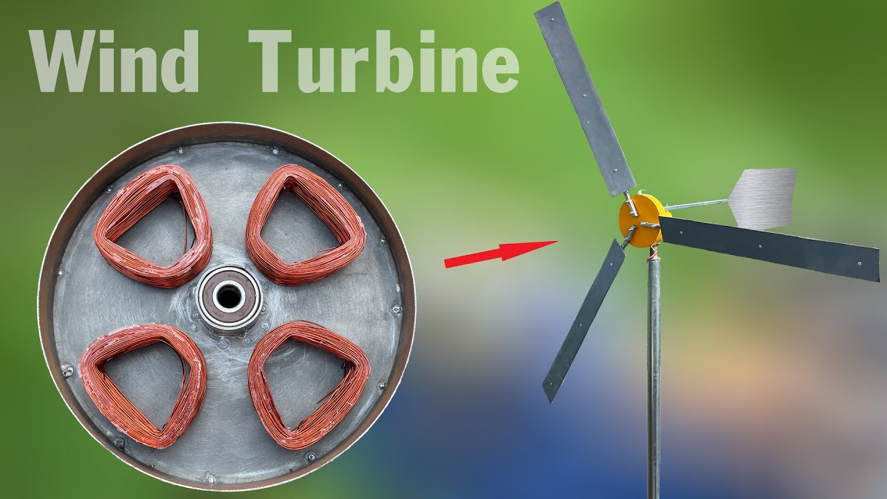 Chế Tua-bin gió 220v