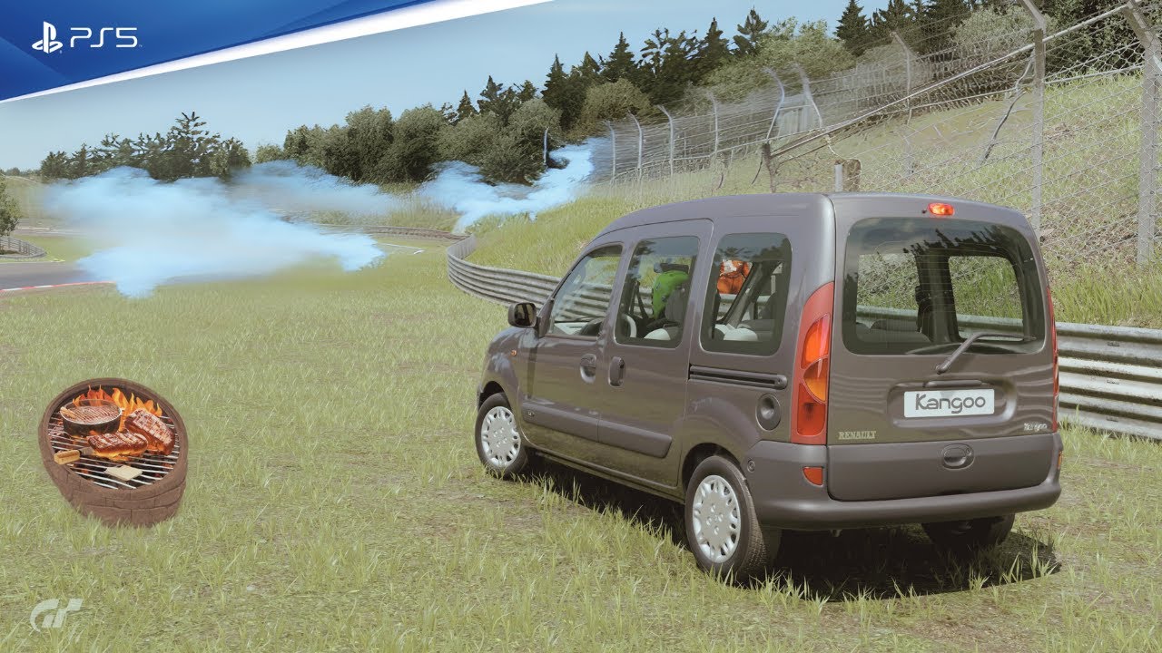 NÜRBURGRING'DE PİKNİK GEZİSİ - Gran Turismo 7 Türkçe - Renault Kangoo - Logitech G29 - Ps5