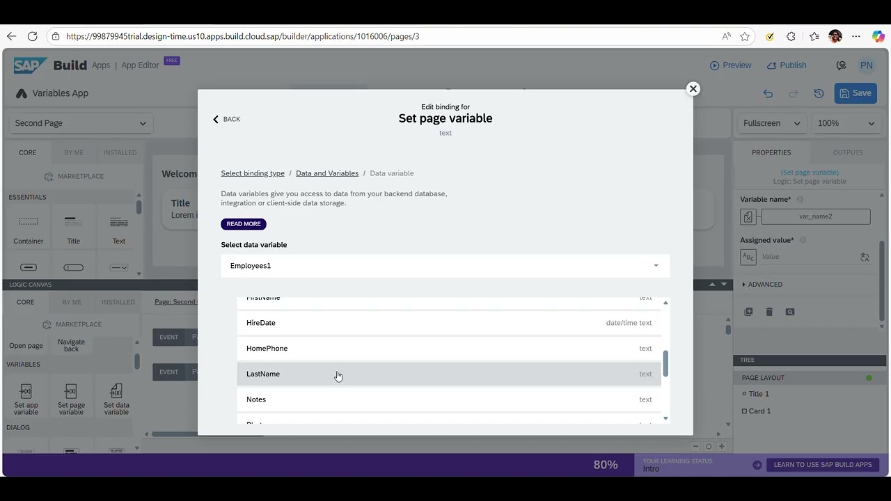 Часть 8) Как использовать OData-сервисы в SAP Build Apps | Пошаговое руководство #SAPBuildApps #o...