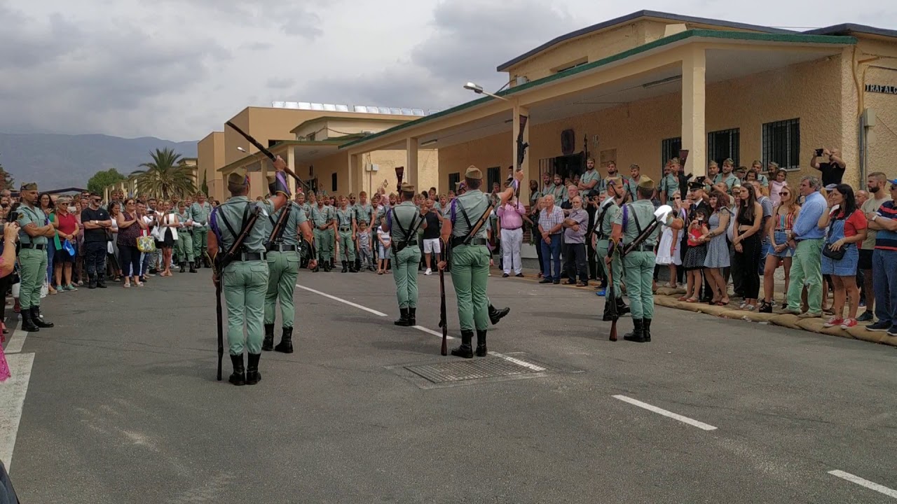 La Legión exhibición de Gastadores de la Bandera de Zapadores BRILEG SEPTIEMBRE 19