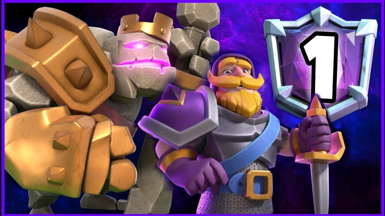 #1 IN the World 🌎with Golem Deck | Clash Royale