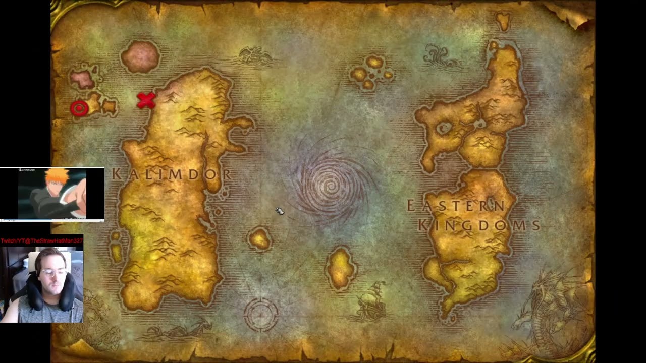 WoW TBC Hunter Blasting through Darkshore and leveling Skinning