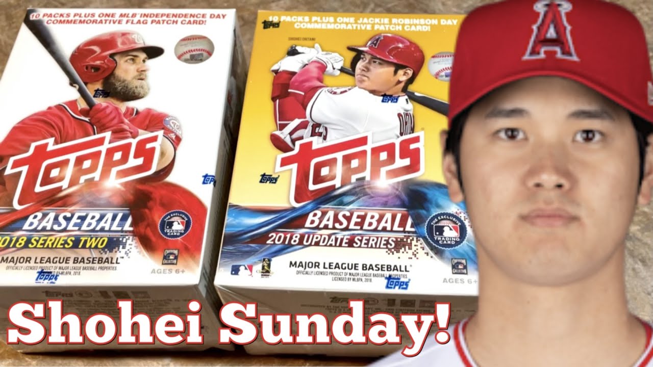 SHOHEI SUNDAY!  HOW MANY SHOHEI OHTANI ROOKIES CAN WE PULL FROM 2018 TOPPS SERIES 2 AND UPDATE!