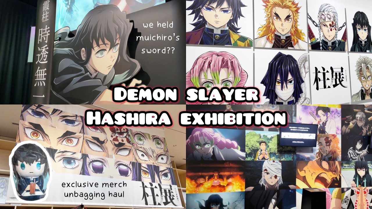 🏯⚔️DEMON SLAYER HASHIRA EXHIBITION AT TOKYO! infinity castle, replica swords + HUGE unbagging haul!