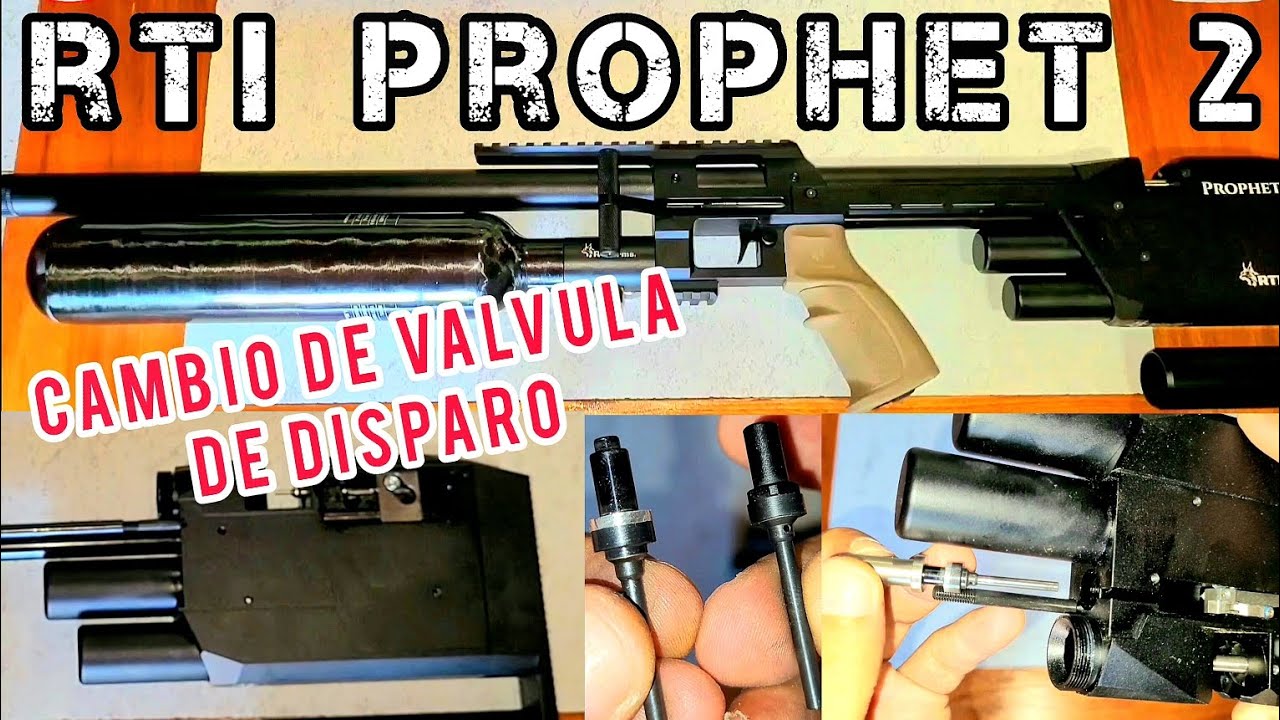 rti prophet 2 despiece cambio de valvula De disparo - aplica para modelo 1 y 2