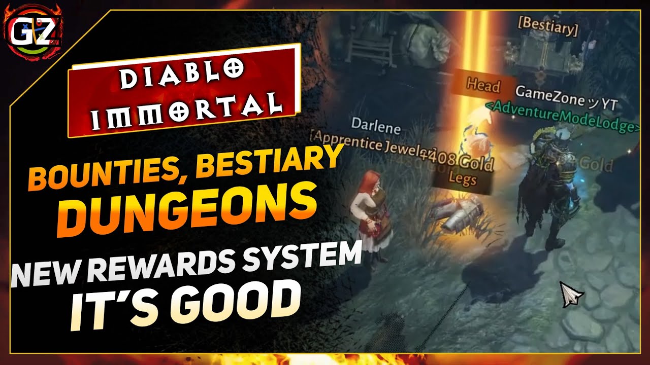 Bounties, Bestiary & Dungeons | Checking Out New Reward System After Patch | Diablo Immortal