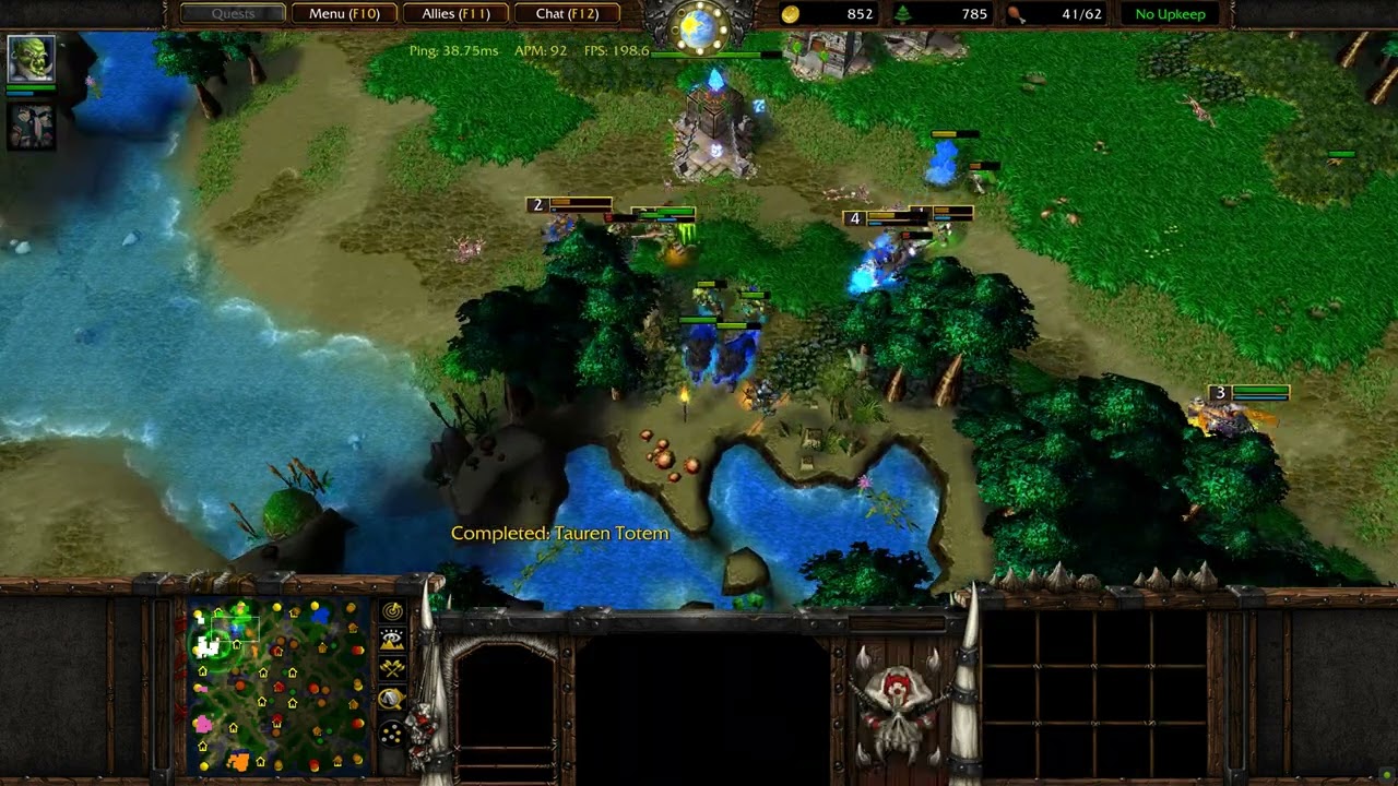Warcraft III  Reforged 4v4 ladder on 01.30.2024