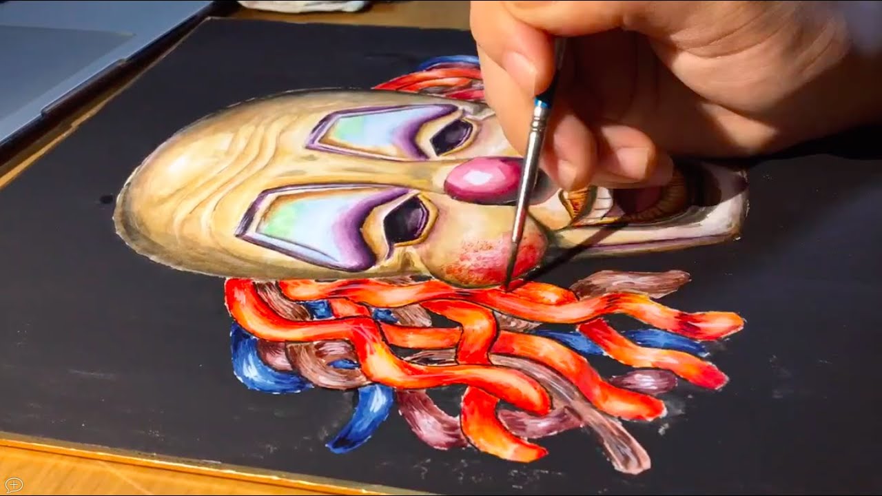 Shawn Crahan from Slipknot Mask Painting