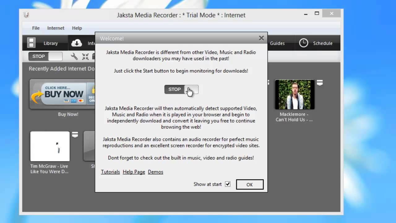 Jaksta Media Recorder for Windows - How to Install the program and download YouTube Videos