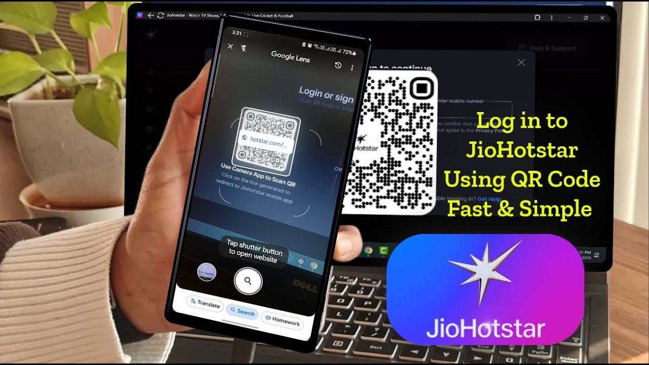 How to Log in to JioHotstar with QR Code | Easy Guide for PC, Laptop & Mobile