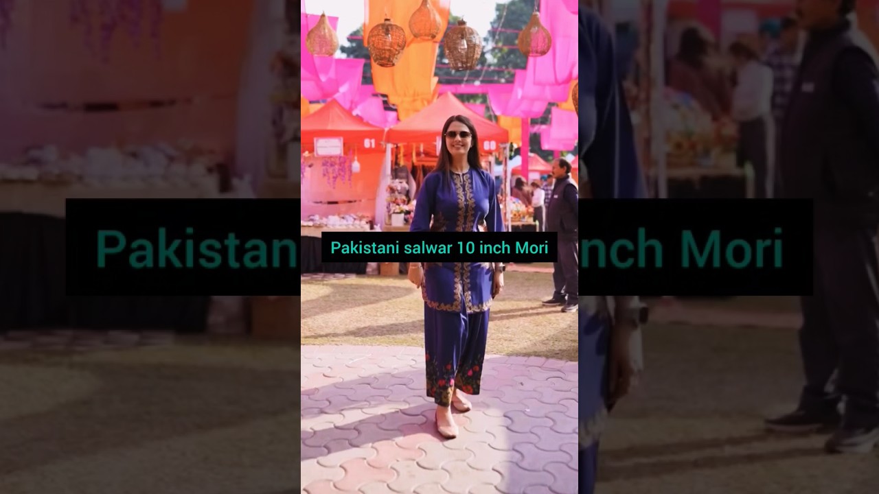 Pakistani salwar 10 inch Mori #ladiesdress  #ladiessuiting #ladiessuitdesign  #Pakistanisalwar