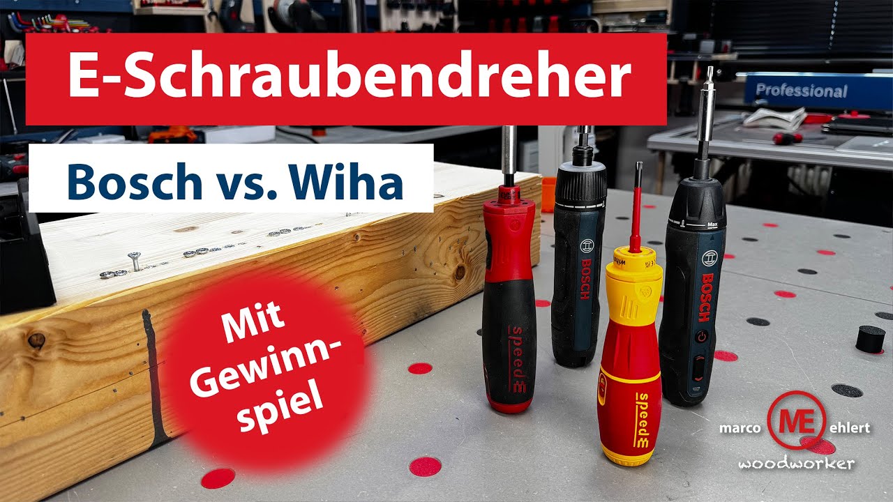 E-Schraubendreher - Bosch GO & Wiha SpeedE - Mit Gewinnspiel!