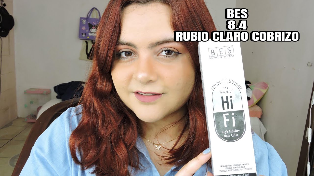 TINTE B.E.S 8.4 RUBIO CLARO COBREADO | ME ENCANTO EL RESULTADO👩‍🦰