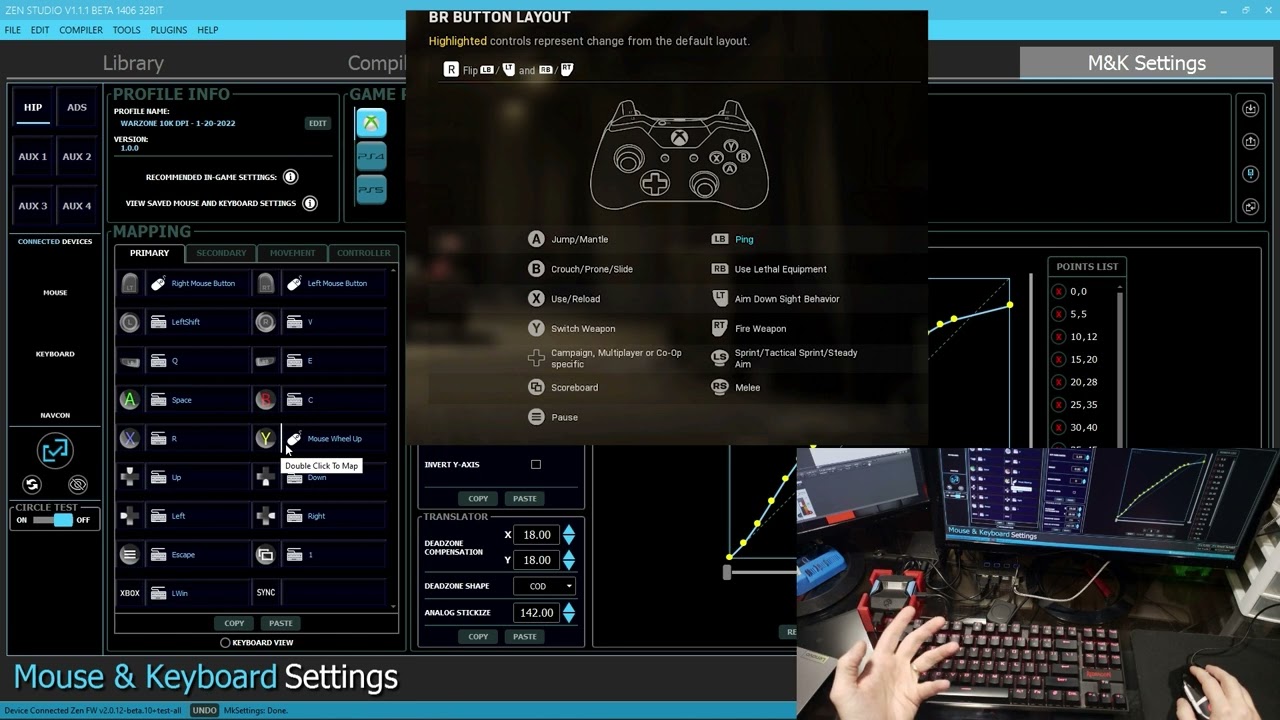Cronus Zen - How to Setup Mouse and Keyboard - BUTTON MAPPING