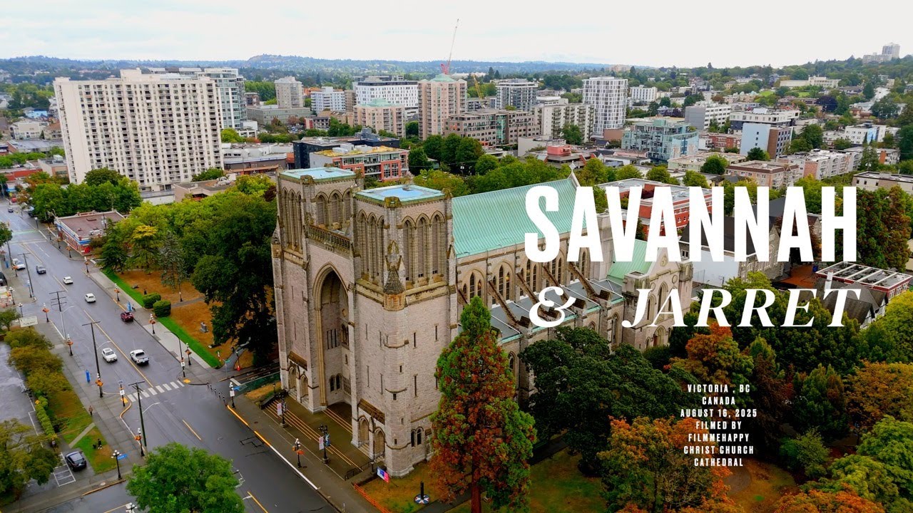 Wedding at Christ Church Cathedral in Victoria, BC | Vancouver Island Wedding Videographer