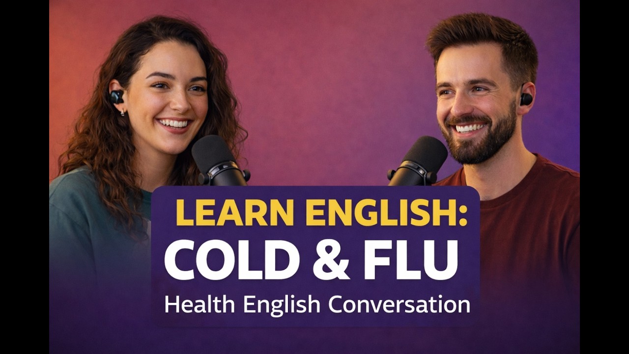 Learn English: Talking About Cold & Flu | Health Vocabulary & Conversation | Episode 47