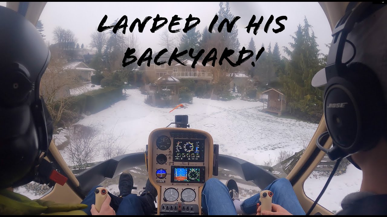 Ep. 30 Intro Flight with a Surprise Backyard Landing!