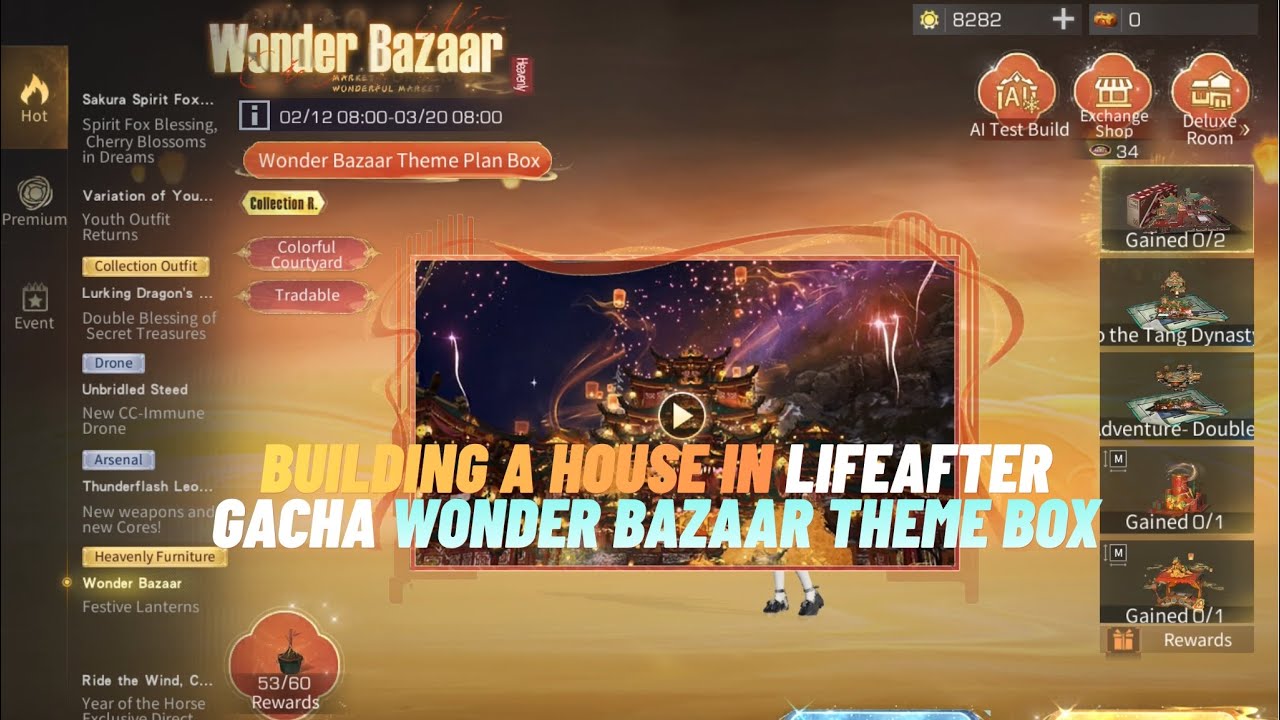 Opening Wonder Bazaar Gacha for My New House! | LifeAfter
