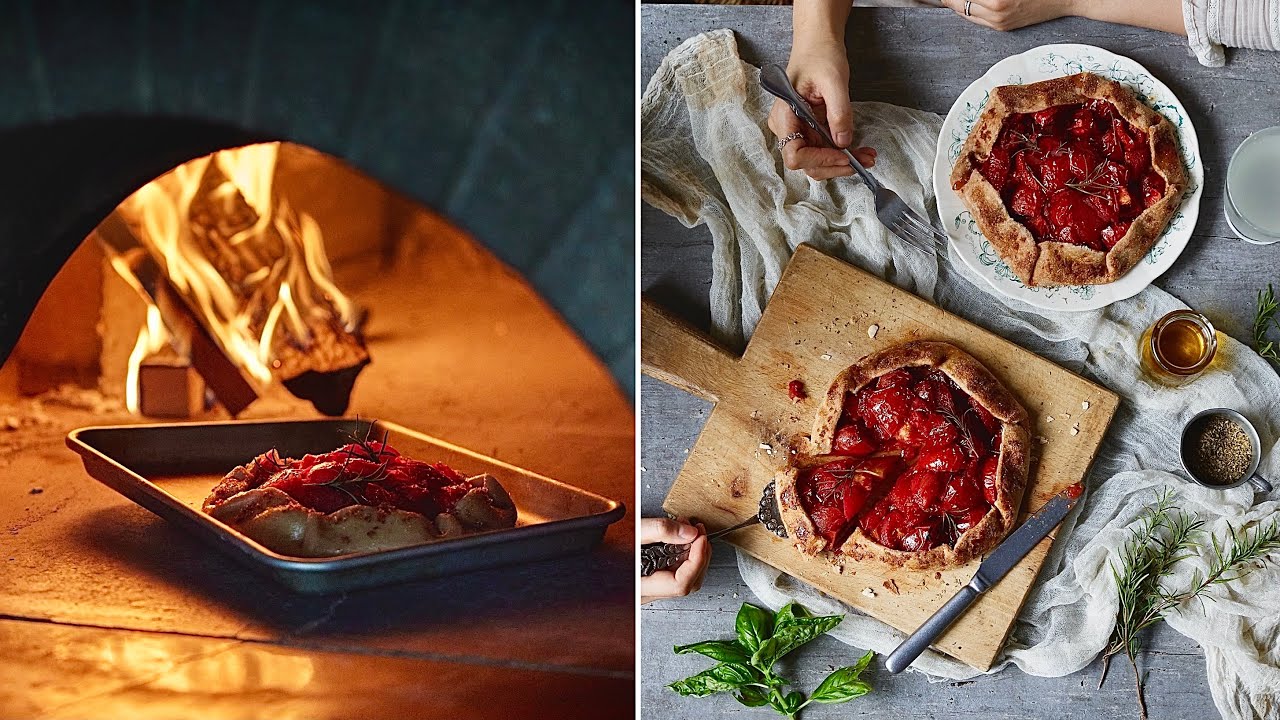 틀 없이 간단하게 만드는 토마토타르트 : tomato tart