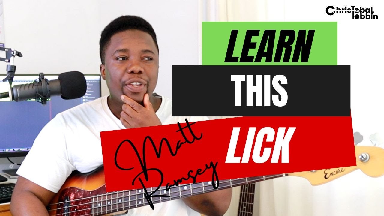 Learn this Bass Lick | Matt Ramsey Inspired | @TheRealMattRamz