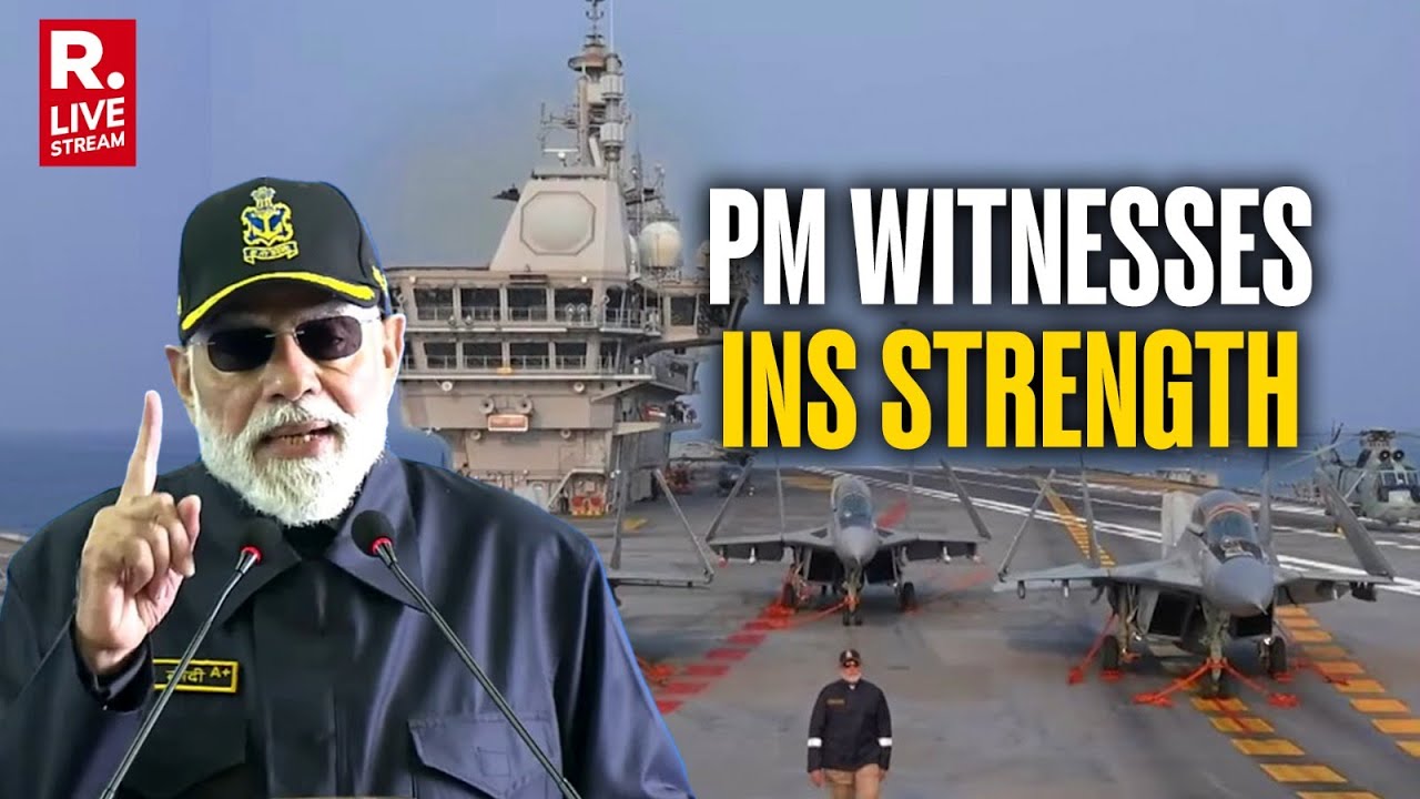 PM LIVE: PM Modi Witnesses INS Vikrant's Maritime Strength On The Occasion Of Diwali