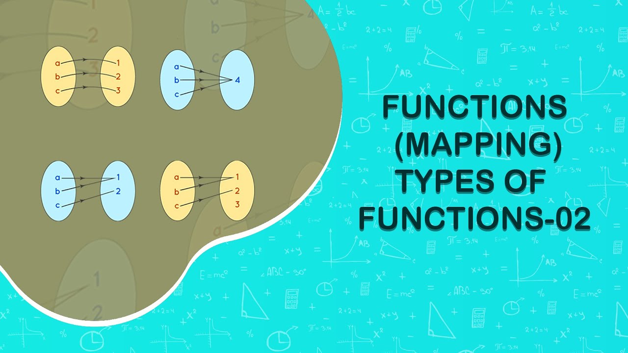 Functions (Mapping):-Types of functions-02