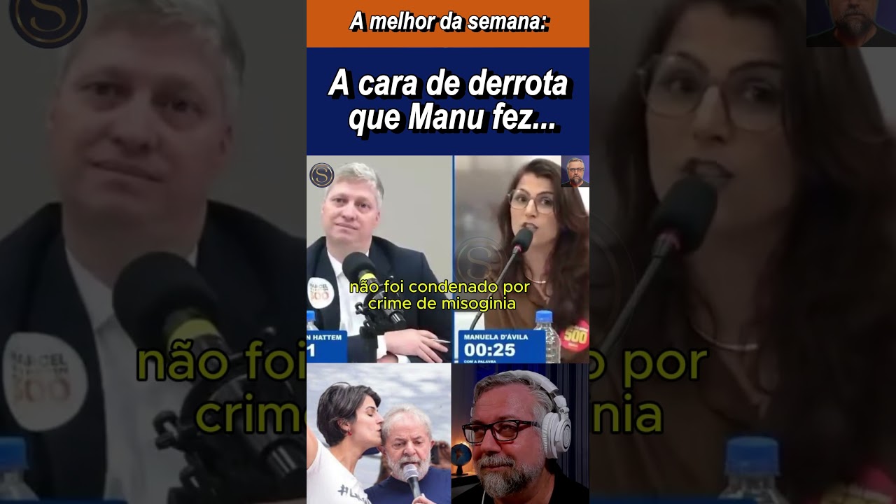 Van Hatten deixou Manuela D'&aacute;vila completamente muda