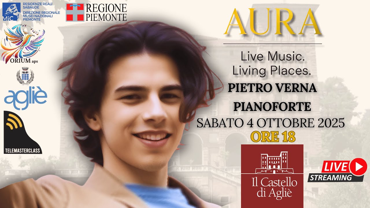 🎵 Pietro Verna  🎹 Pianista LIVE dal Castello Ducale di Agliè