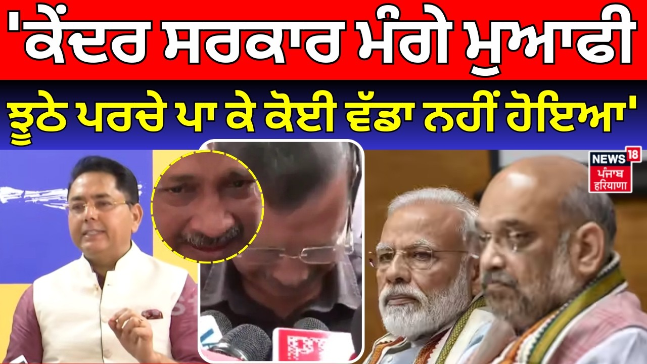 Aman Arora: 'ਕੇਂਦਰ ਸਰਕਾਰ ਮੰਗੇ ਮੁਆਫੀ, ਝੂਠੇ ਪਰਚੇ ਪਾ ਕੇ ਕੋਈ ਵੱਡਾ ਨਹੀਂ ਹੋਇਆ' | Arvind Kejriwal | N18V