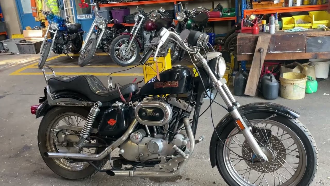 1977 Harley Davidson Ironhead 1000cc Sportster XLH Project Ref-1562