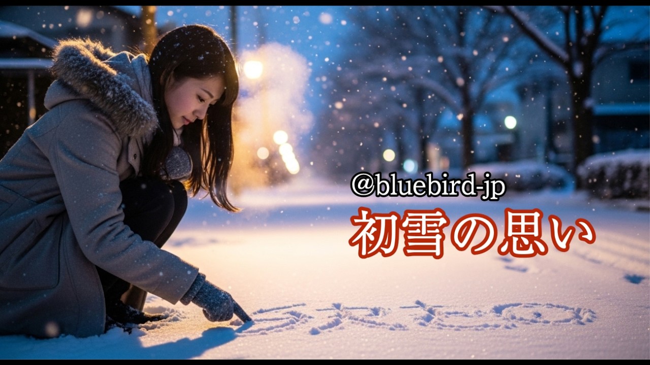 初雪の思い #初雪 #バラード #日本のバラード #叙情的な音楽 #冬の歌 #雪の街 #切ない歌