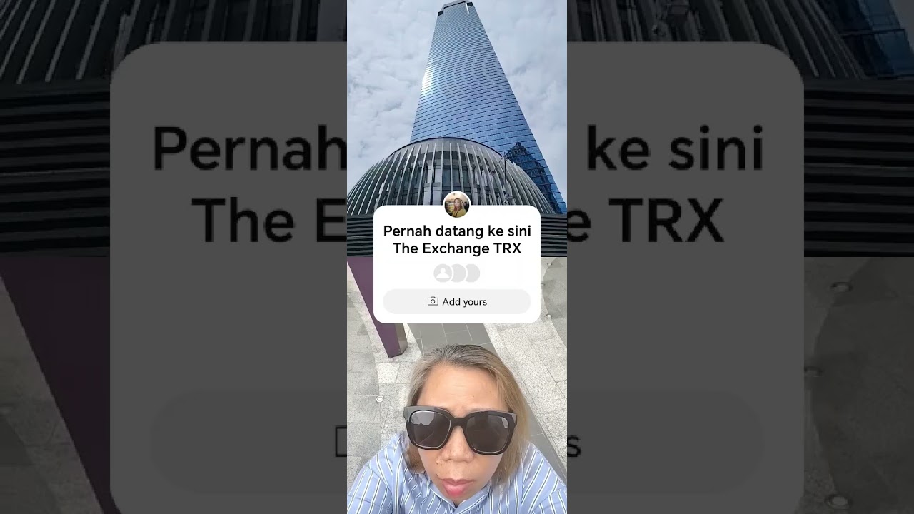 Capturing The Exchange TRX ground with Affin Bank next to it.